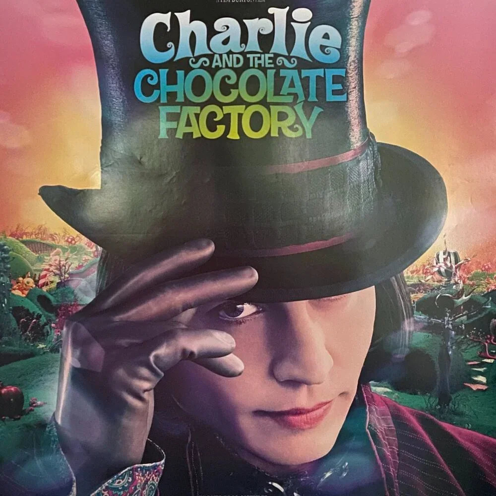 CHARLIE AND THE CHOCOLATE FACTORY (2005) - ORIGINAL DOUBLE SIDED MOVIE POSTER - Picture 2 of 2